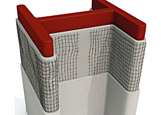 网格搭接不足会导致涂层不符合认证规定，从而为带来防火性能难以预计的风险
